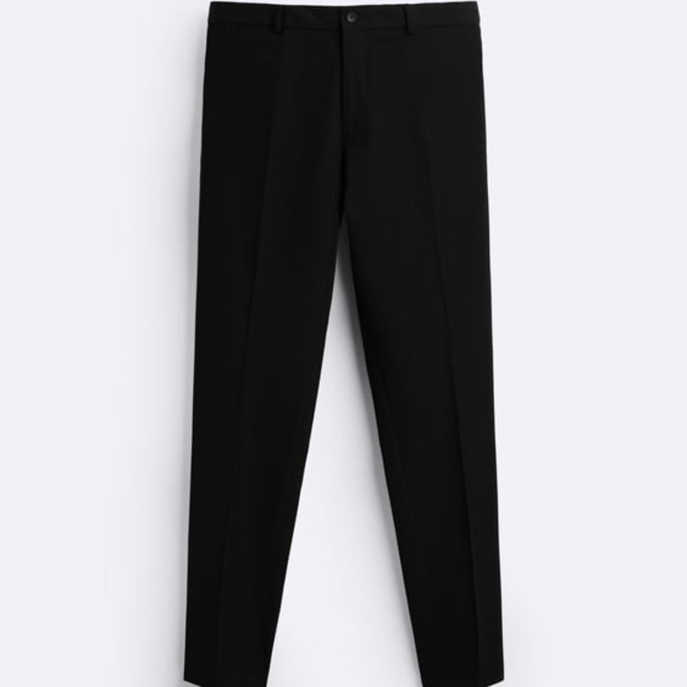 Zara Slim Fit Suit Pants (Black) (NWT)